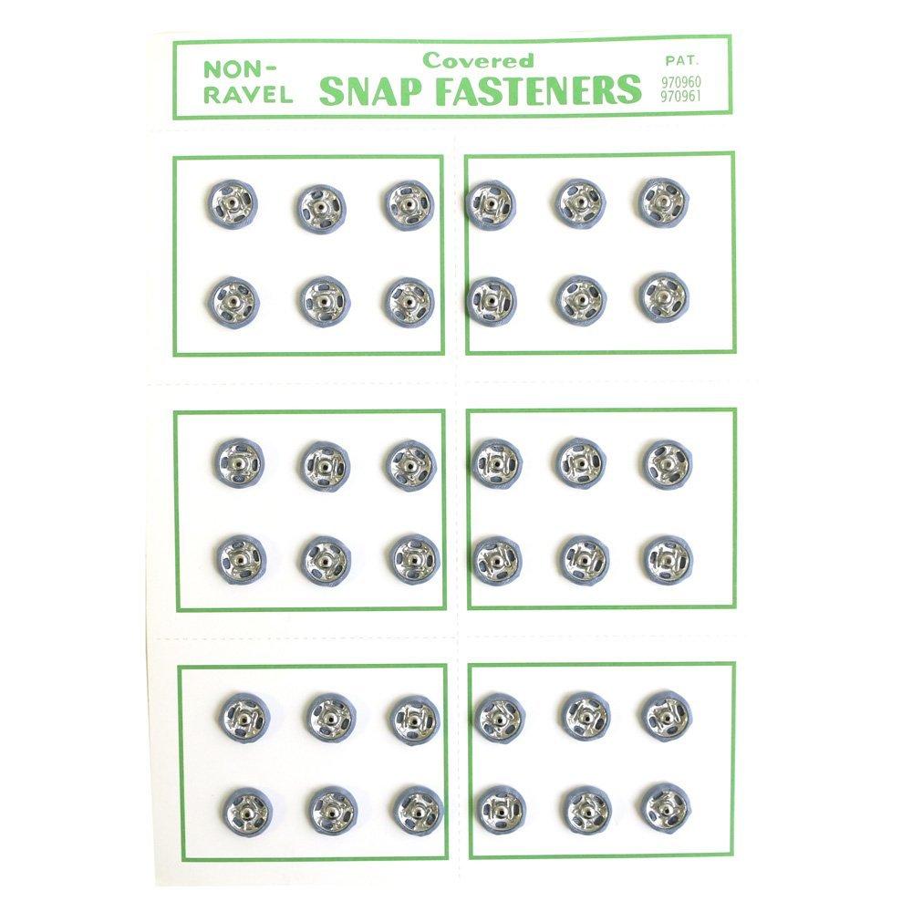 日本紐釦貿易(Nippon Chuko) NBK シルクスナップボタン 36個入 φ8mm グレー FSLK-8-2