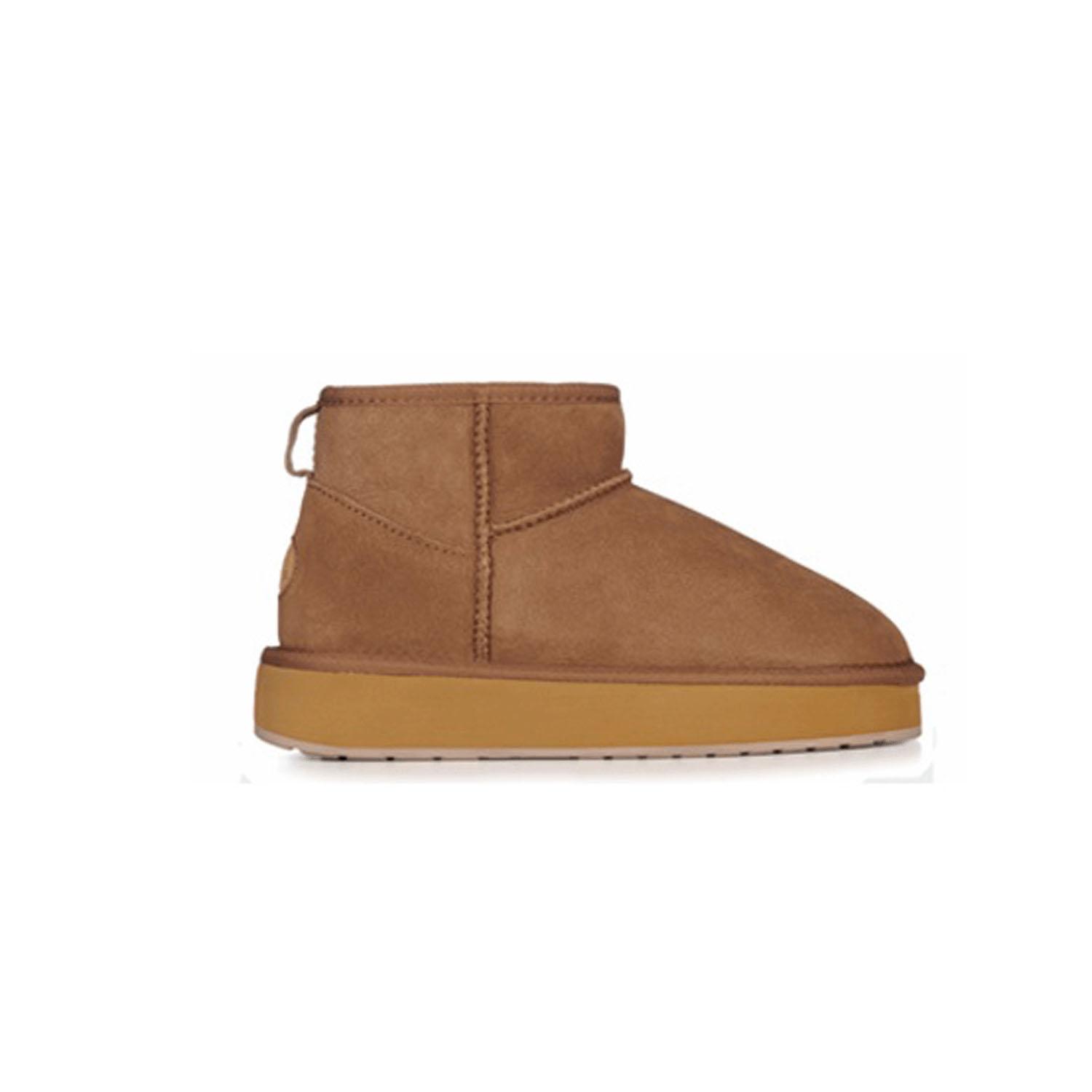 EMU ムートンブーツ Platform Micro Wool 2.0 チェスナット 25.0CM