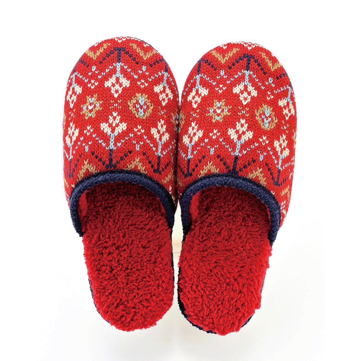 ミンニ ニットルームシューズ 33 レッド(4)