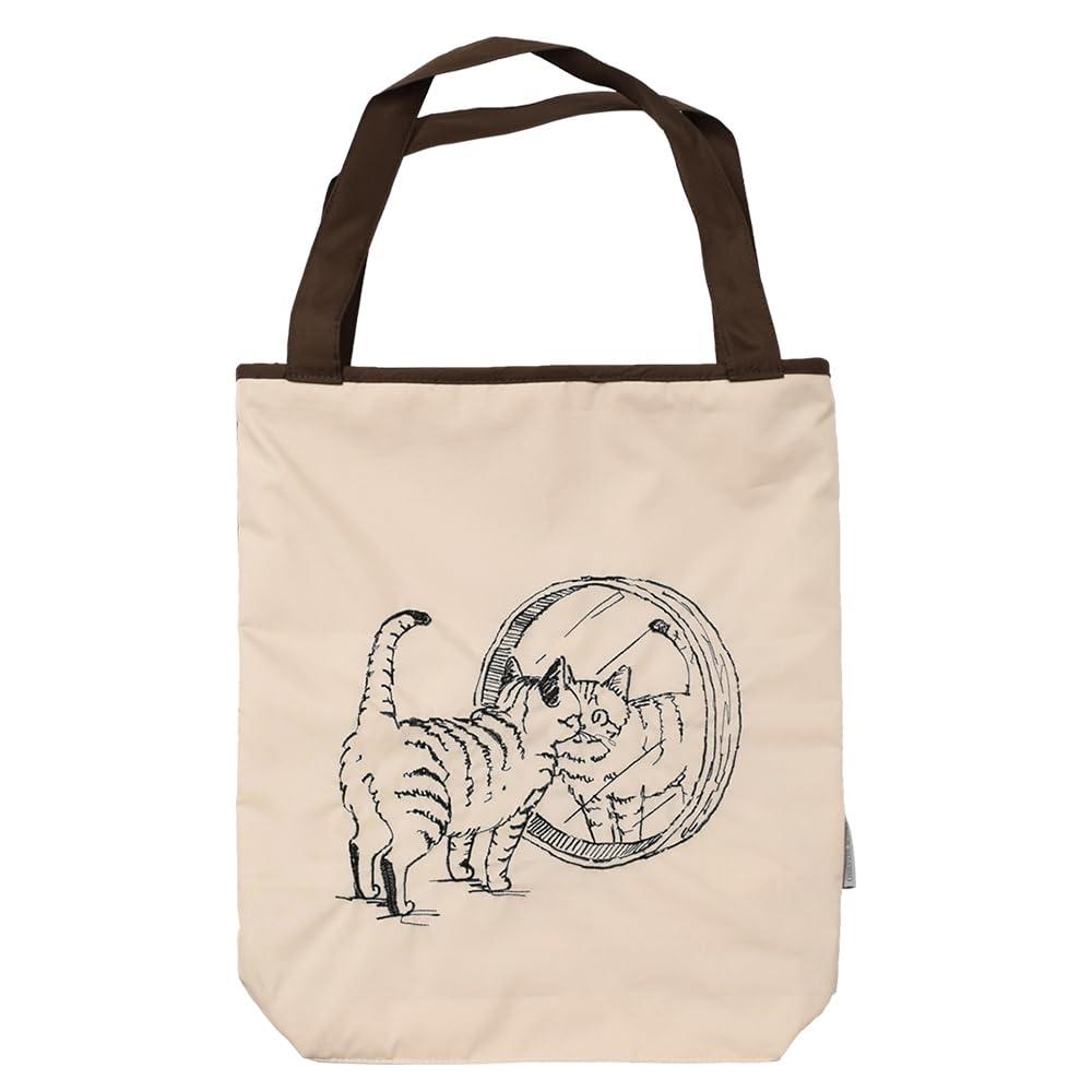 [シノワズリーモダン] トートバッグ レディース TWINプロテクトバッグ 防水 撥水 A4収納 エコバッグ 猫..