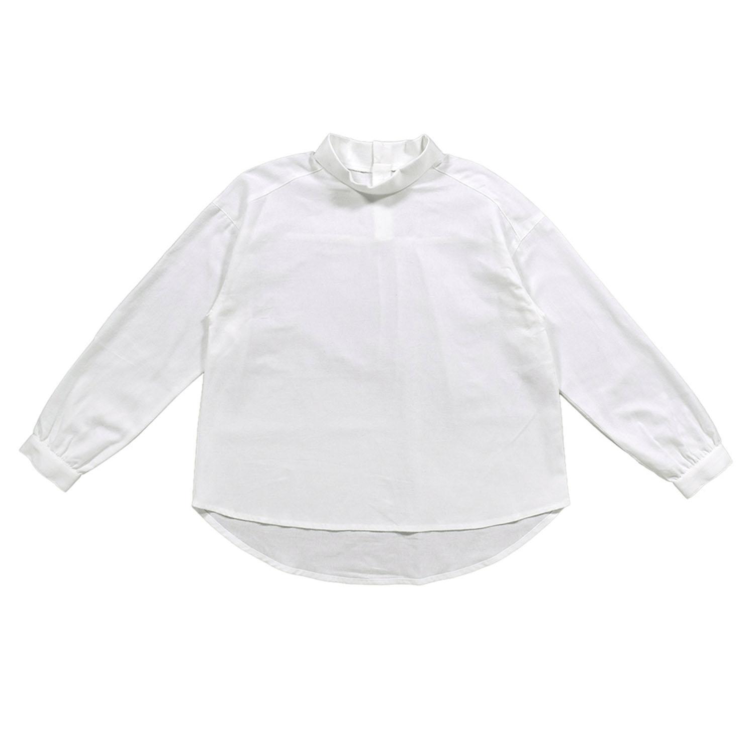 Keitto 無地&ドットプリントロールカラープルオーバー オフ M