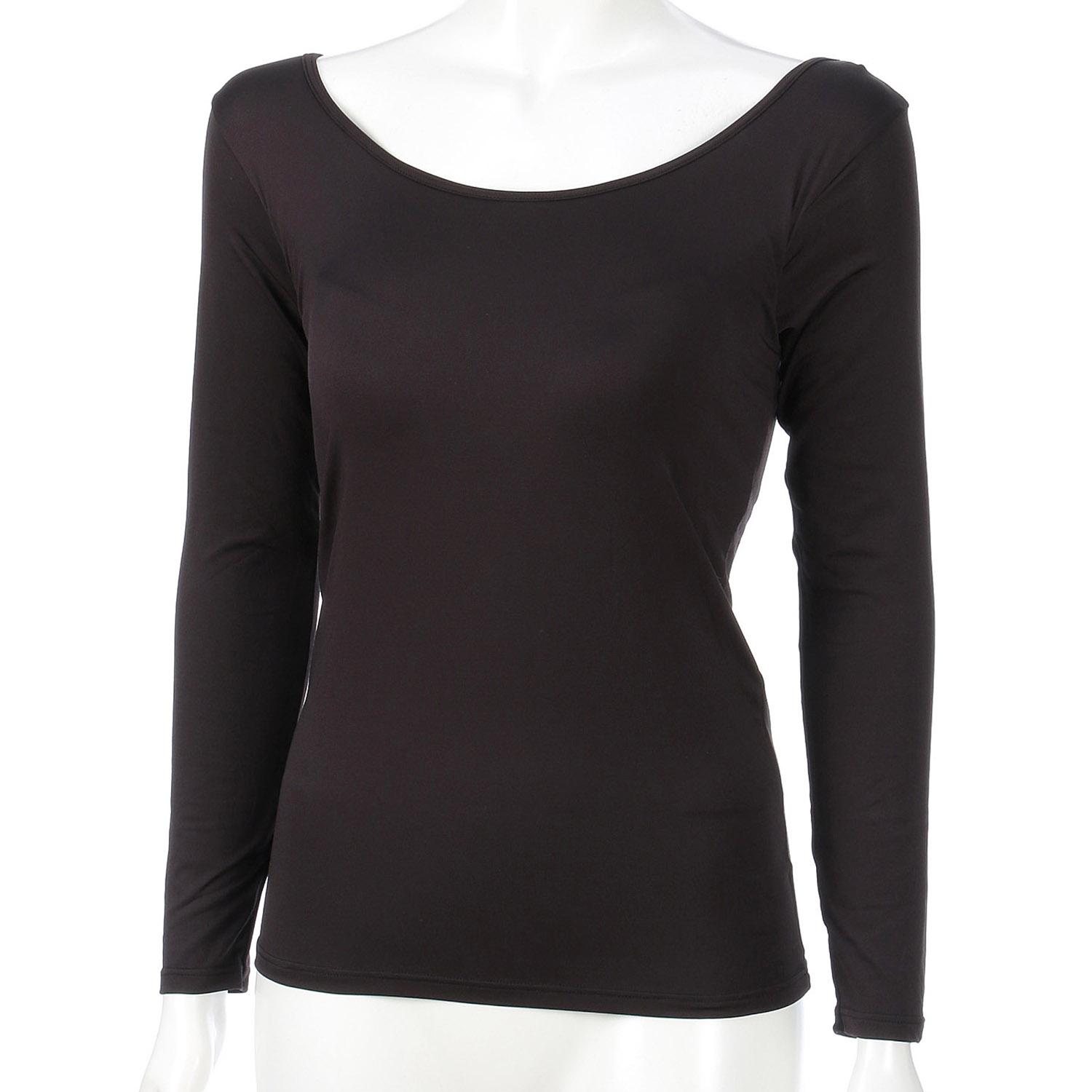 着るホカロンブラカップ付き長袖