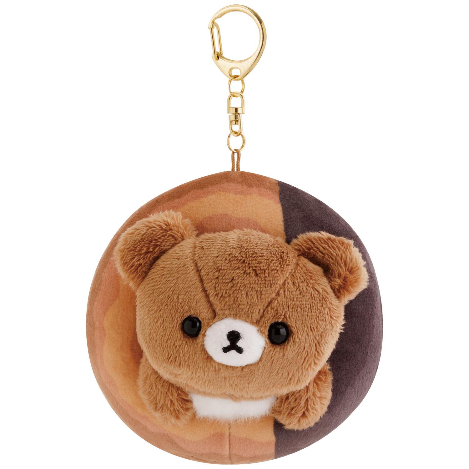 サンエックス(San-X) リラックマ 「リラックマ×ミスタードーナツ」 ぶらさげぬいぐるみ チャイロイコグマ(チョコファッション) MV27001 H110×W100×D110mm