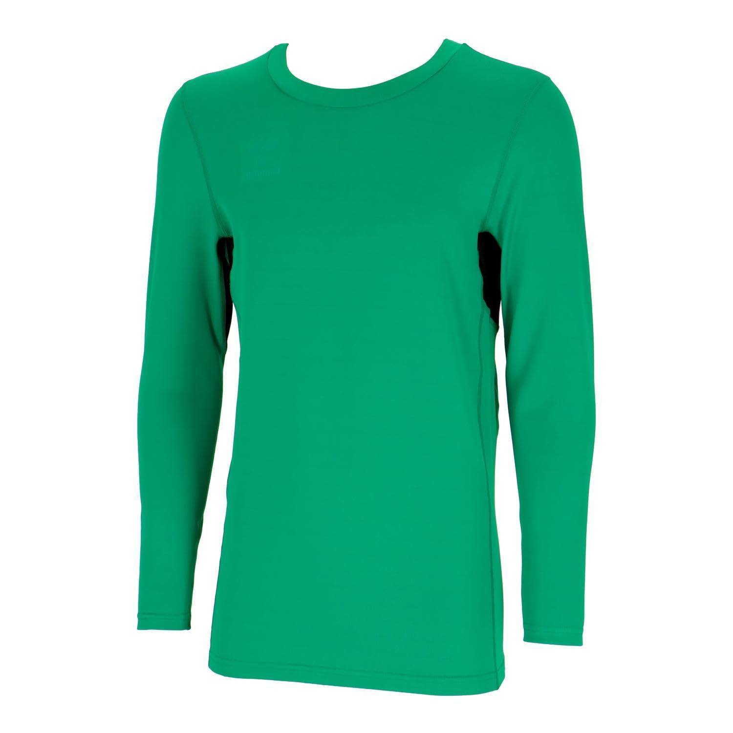 あったか丸首インナー グリーン(551) サイズ:S