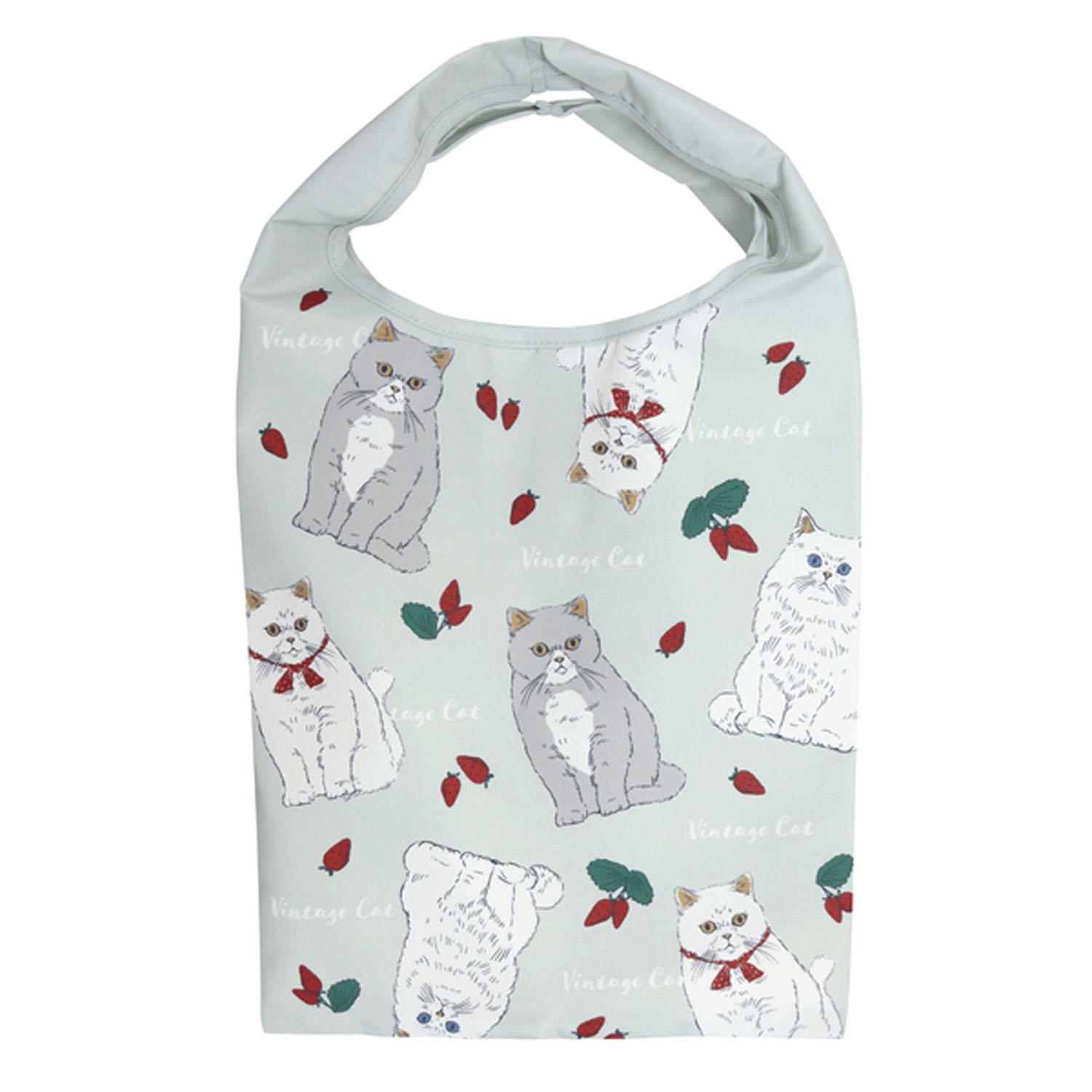 コンビニバッグ ヴィンテージキャット ミント