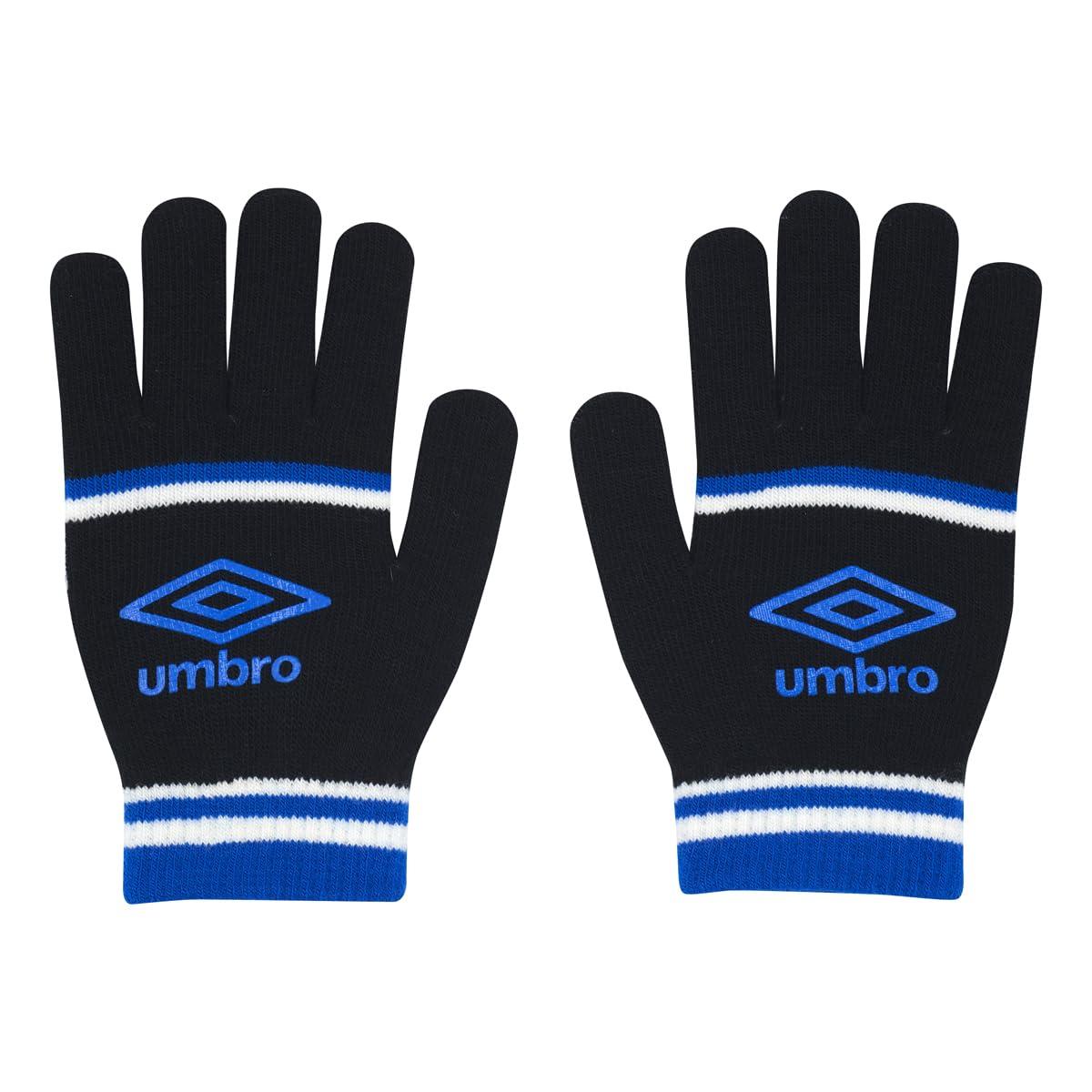 ニツトグロ-ブ カラー:BKBL(ブラック/ブルー) サイズ:F