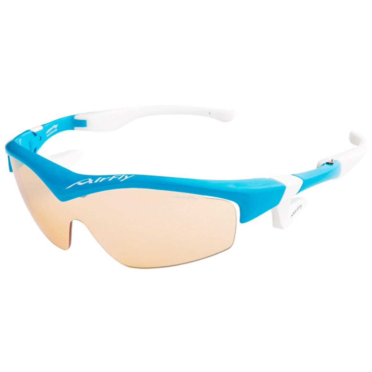 ノーズパッドレススポーツサングラス AirFly(エアフライ)スカイブルー AF-201 C-5 ユニセックス 男女兼用