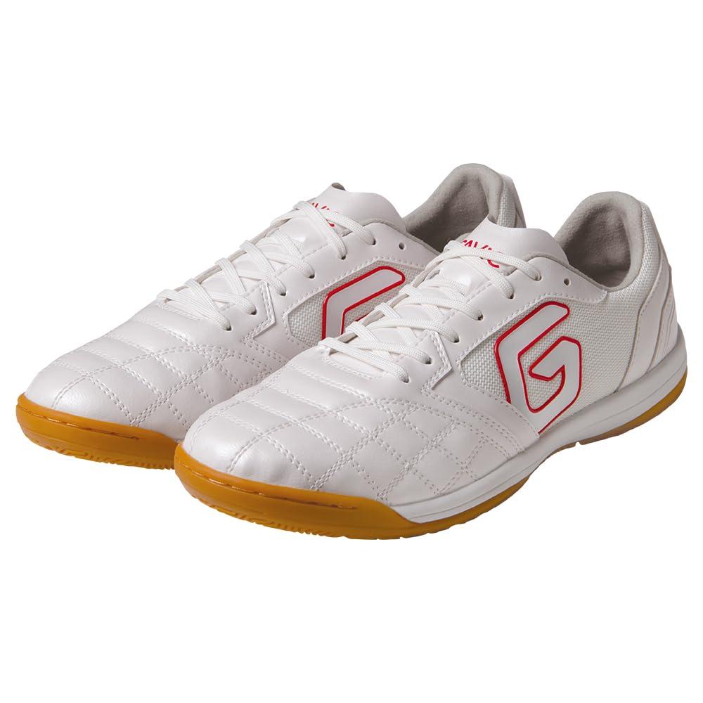 [ガビック] サッカーシューズ ジーアティテュード インドア ホワイトレッド 27.5 cm 2E