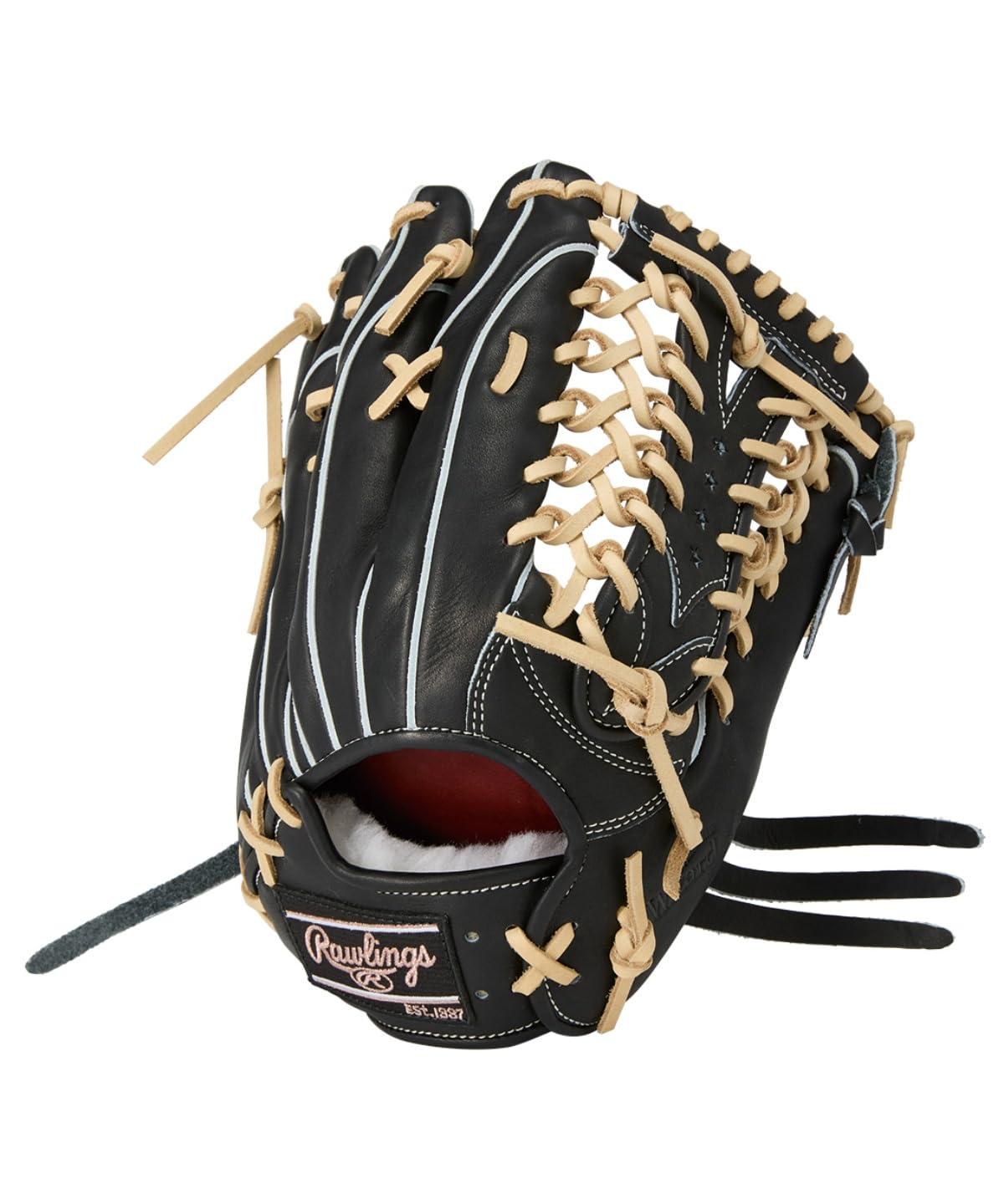 ローリングス(Rawlings) 野球用 グラブ グローブ 硬式 PRO PREFERRED Wizard #02 GH5FPW2B88MG 外野手用 ブラック 12.5インチ ※左投げ用