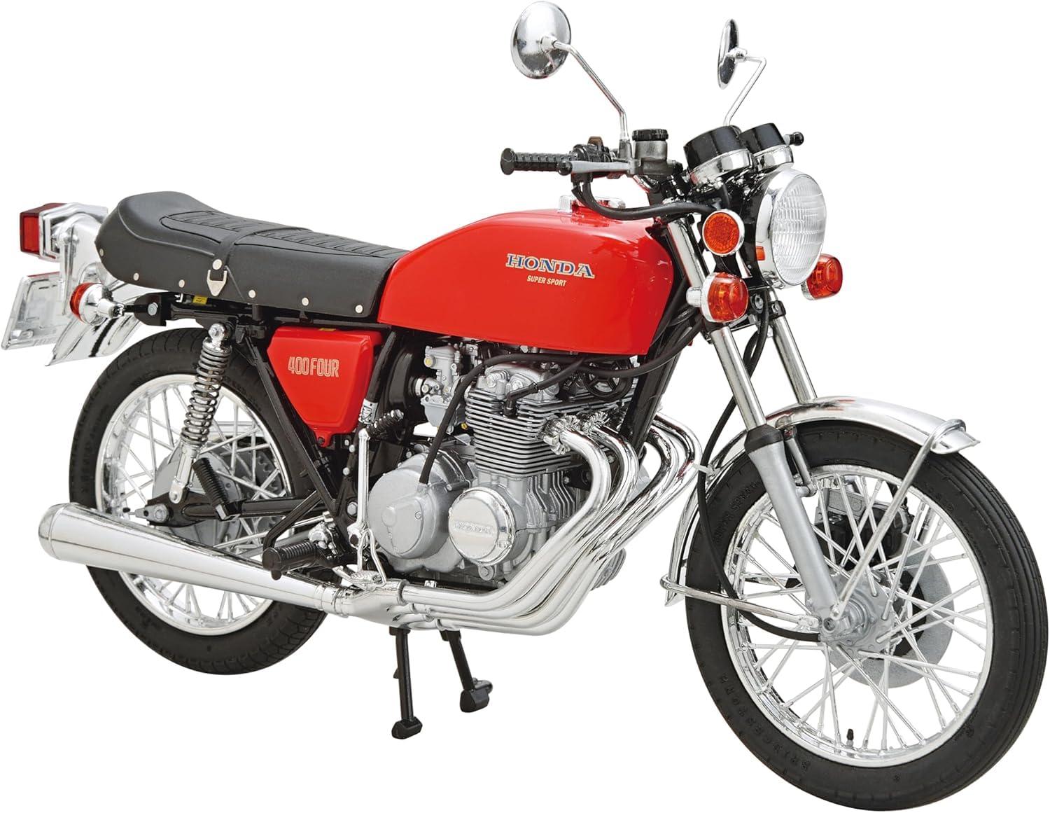 青島文化教材社(AOSHIMA) ザ☆バイクシリーズ 1/12 ホンダ CB400FOUR '74 プラモデル
