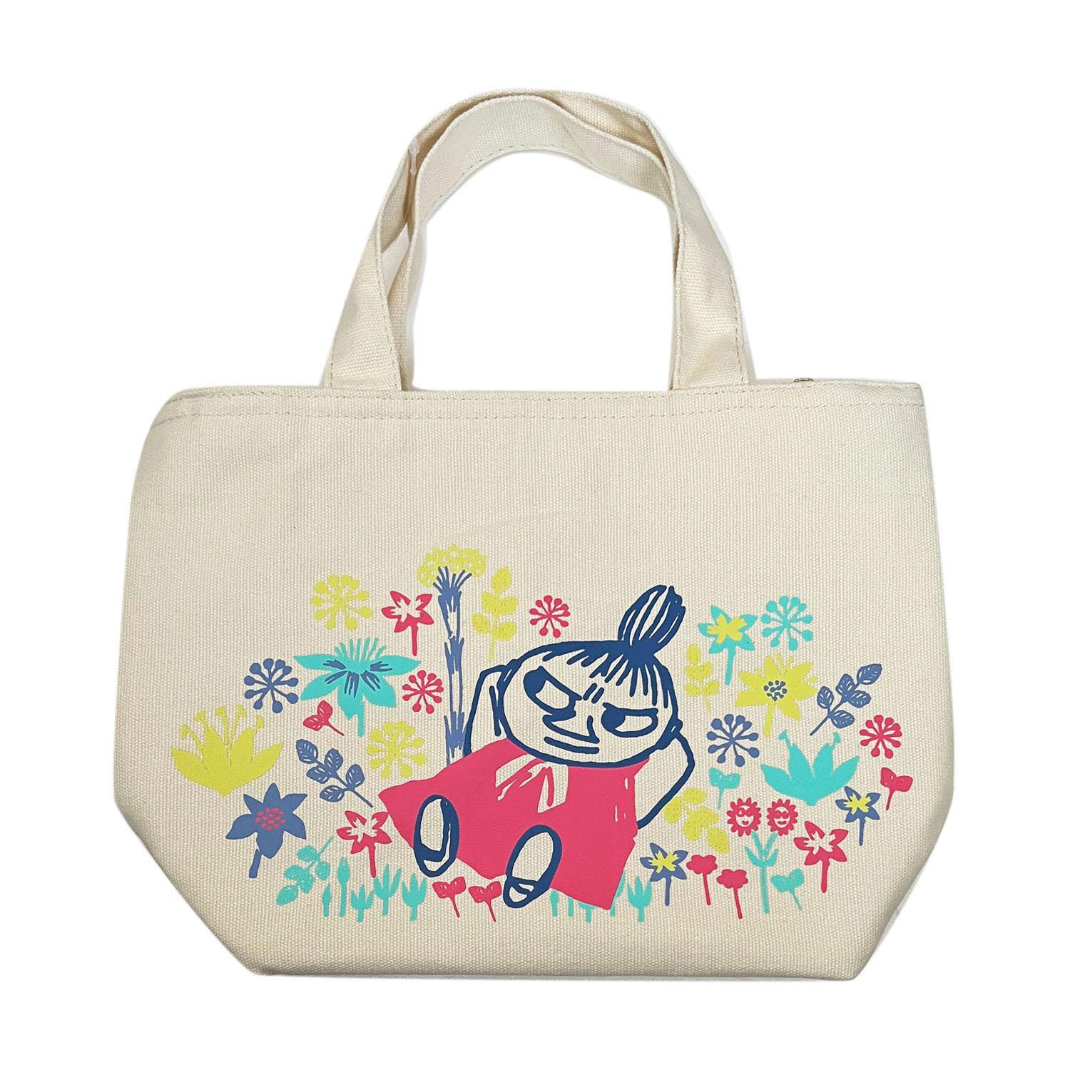 ムーミン[ランチバッグ]保冷保温バッグ/リトルミイ 花畑 北欧