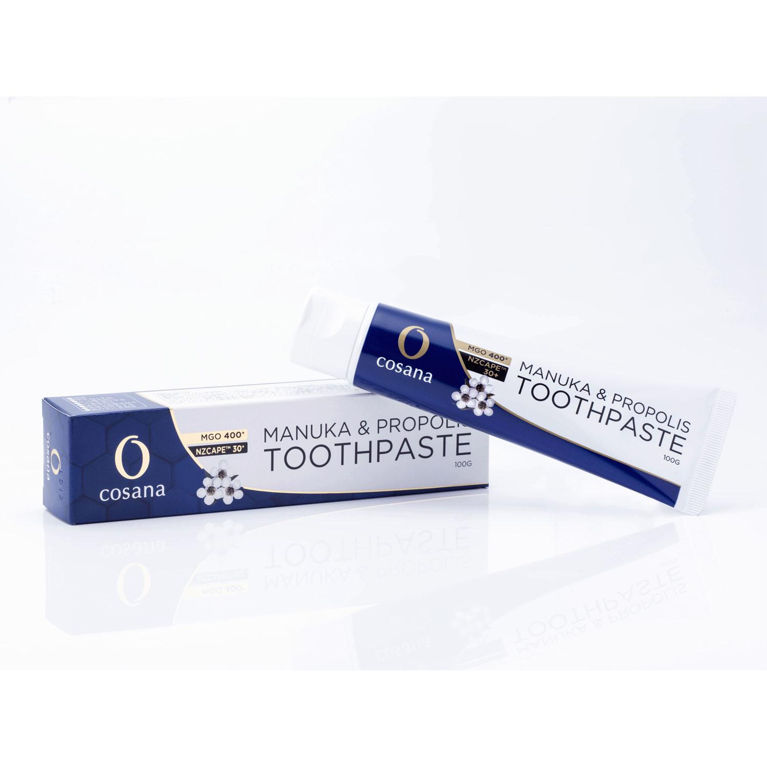 NZ産プロポリス入りマヌカハニーMGO400+ 歯みがき ティーツリーオイル配合