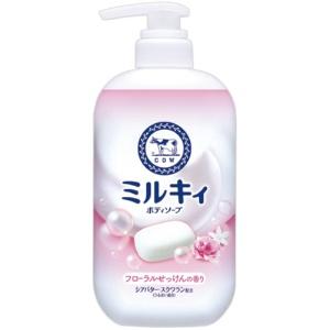 ミルキィボディソープフローラルせっけんポンプ付500ML