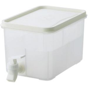 KOKUBO(コクボ) 冷水筒 冷蔵庫ENJOYドリンクサーバー 3L 蛇口付き 便利 大容量 洗いやすい シンプル ク..