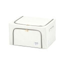 武田コーポレーション 【衣類収納・積み重ね・折り畳み可能】 ホワイト 60×42×35cm 積み重ねできるストレージボックス88L E3-TS88WH