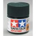 タミヤ アクリルミニ XF70 フラットダークグリーン TAM81770 プラスチックペイント アクリル