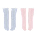 1/6 ピュアニーモ用 PNS クルーソックスFset ライトブルー×ピンク (ドール用)