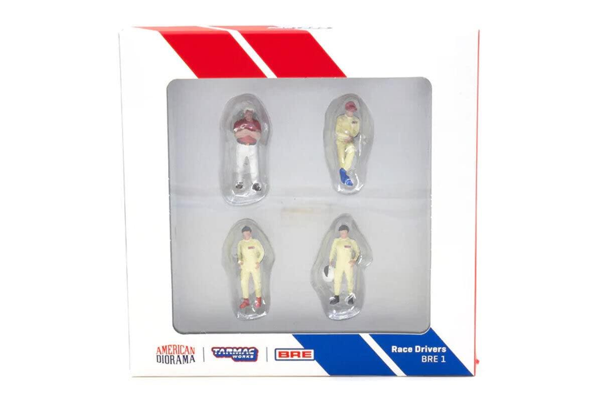T64F-006-BRE1 ターマックワークス 1/64 Figures Set Race Drivers Brock Racing Enterprises