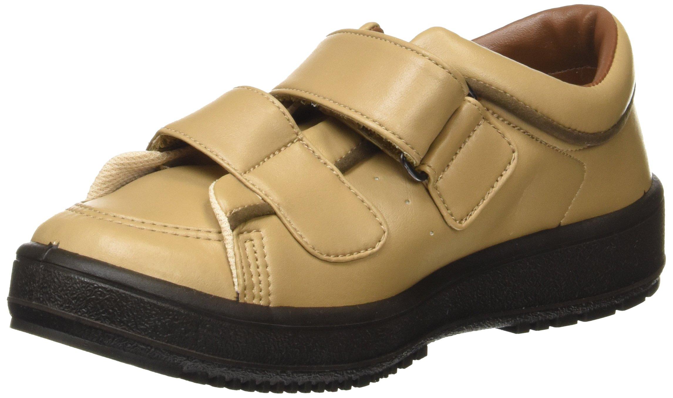 [ムーンスター] レディース リハビリ 介護靴 片足販売 Vステップ05(左足のみ) ベージュ 右22.0cm