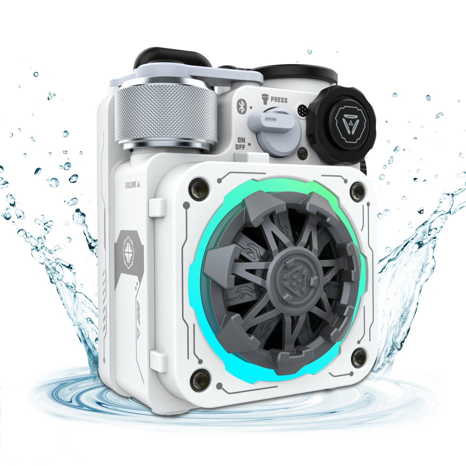 MUZEN CYBERCUBE Premium スピーカー Bluetooth IPX5防水/アウトドアスピーカー/三...
