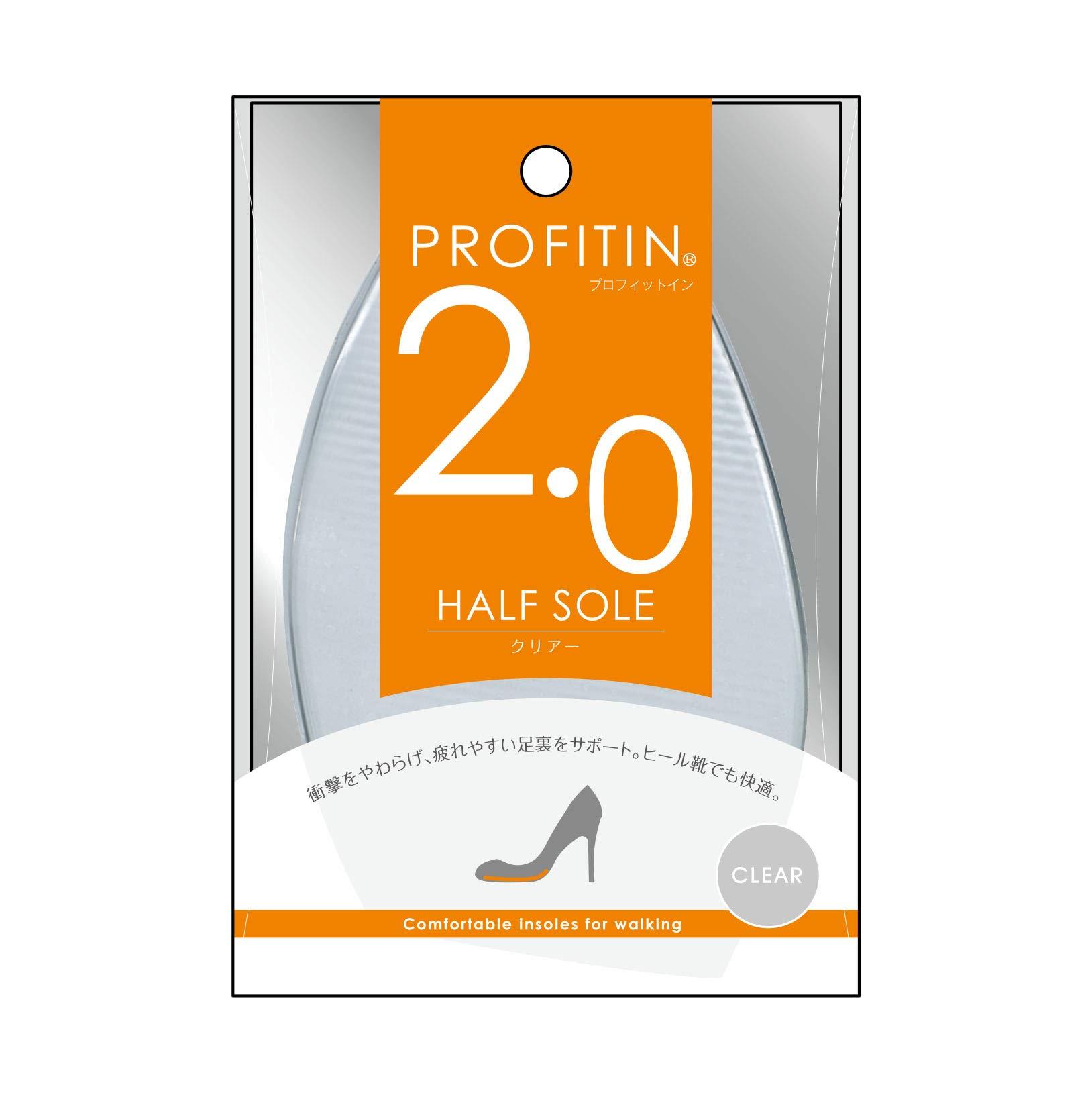 [荒川産業] インソール プロフィットイン ハーフソール レディース クリア 5.5mm