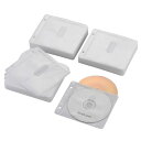 エレコム DVD CDケース 不織布 両面収納 2穴付 120枚入 240枚収納可 ホワイト CCD-NBWB240WH(2)