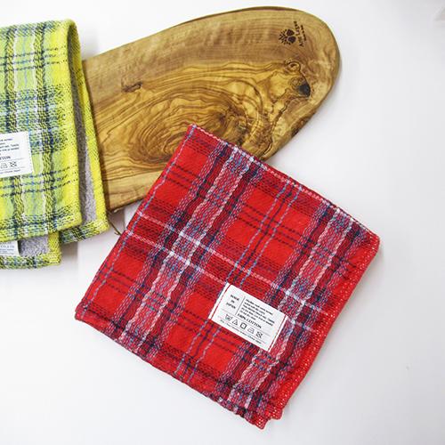 今治タオル コンテックス タータンチェック Size S レッド 1点