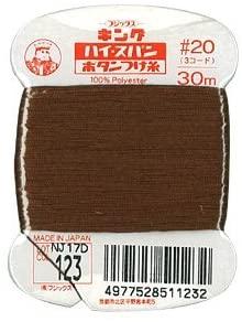 フジックス キングハイスパン 【ボタンつけ糸】 20番 30m col.123
