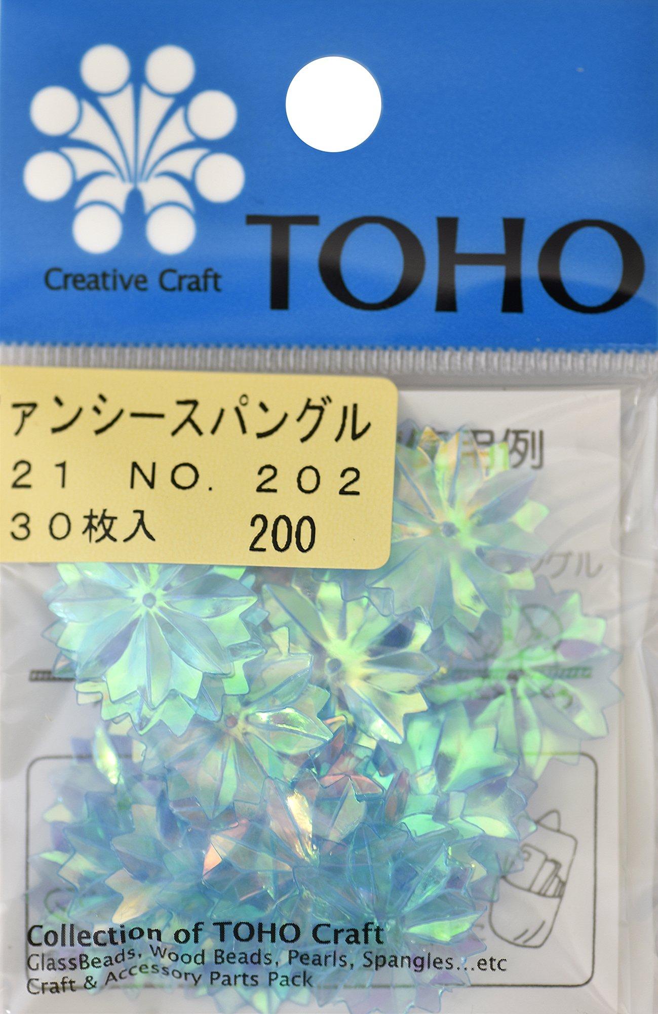 TOHO スパングル 花型 約18mm 約30枚入り No.F21-202