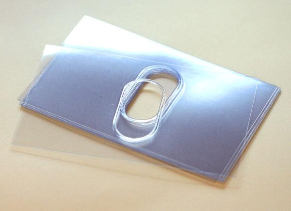 日本紐釦貿易(Nippon Chuko) 折り定期入れ用フィルム 6.2×10cm 10枚セット J1062