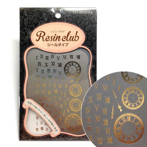 【レジンクラブ】ローマ数字 ゴールド UVレジン用シールパーツ RC-RMN-102