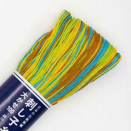 オリムパス製絲 刺し子糸 SashikoThread 100m ミックス col.171 オリムパス製絲 刺し子糸 SashikoThread 100m ミックス col.171