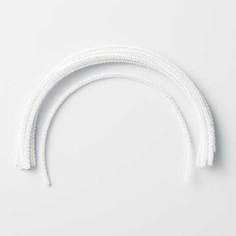 ハマナカ リアル羊毛フェルト 骨格モール 約30cm 10本入り H441-059