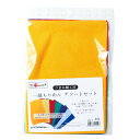 日本紐釦貿易(Nippon Chuko) つまみ細工用 一越ちりめん アソートセット 7色入り(21黄、236檸檬、4紅、29緑、13紫、17白、28紺) 約H22×W15cm S53-1 和手芸 つまみ細工 つまみ細工ちりめんカット(3)