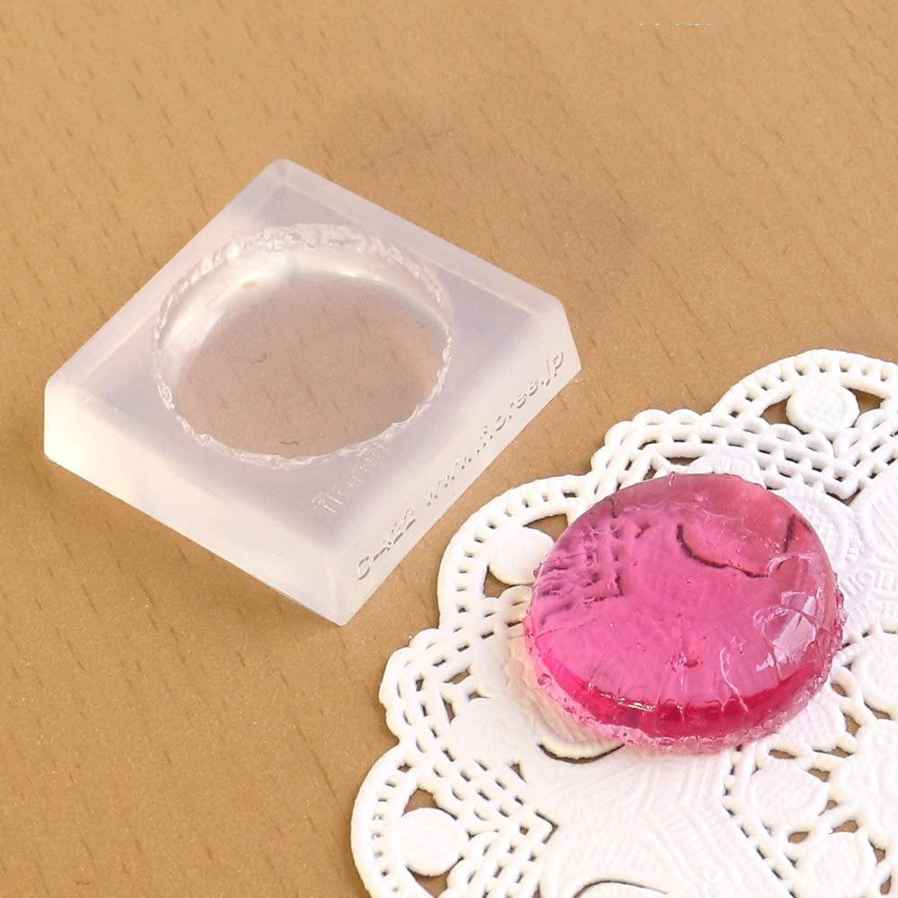 亀島商店 レジンクラフト用 ソフトモールド リアルマカロンLL 3.8×3.8×D1.2cm KAM-REJ-422