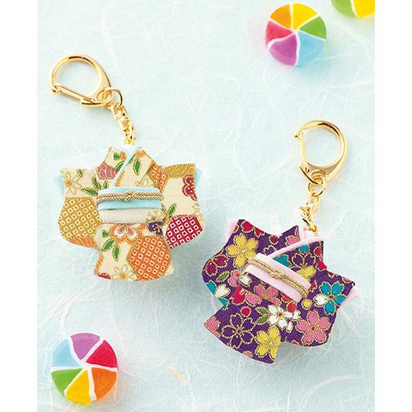 タカギ繊維(Takagi Seni) Panami 手芸キット 縫わずに作る 和のミニ着物 キーホルダー LH-96 手芸・ハンドメイド用品