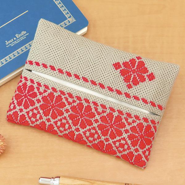 オリムパス製絲 こぎんキット ティッシュケース 49