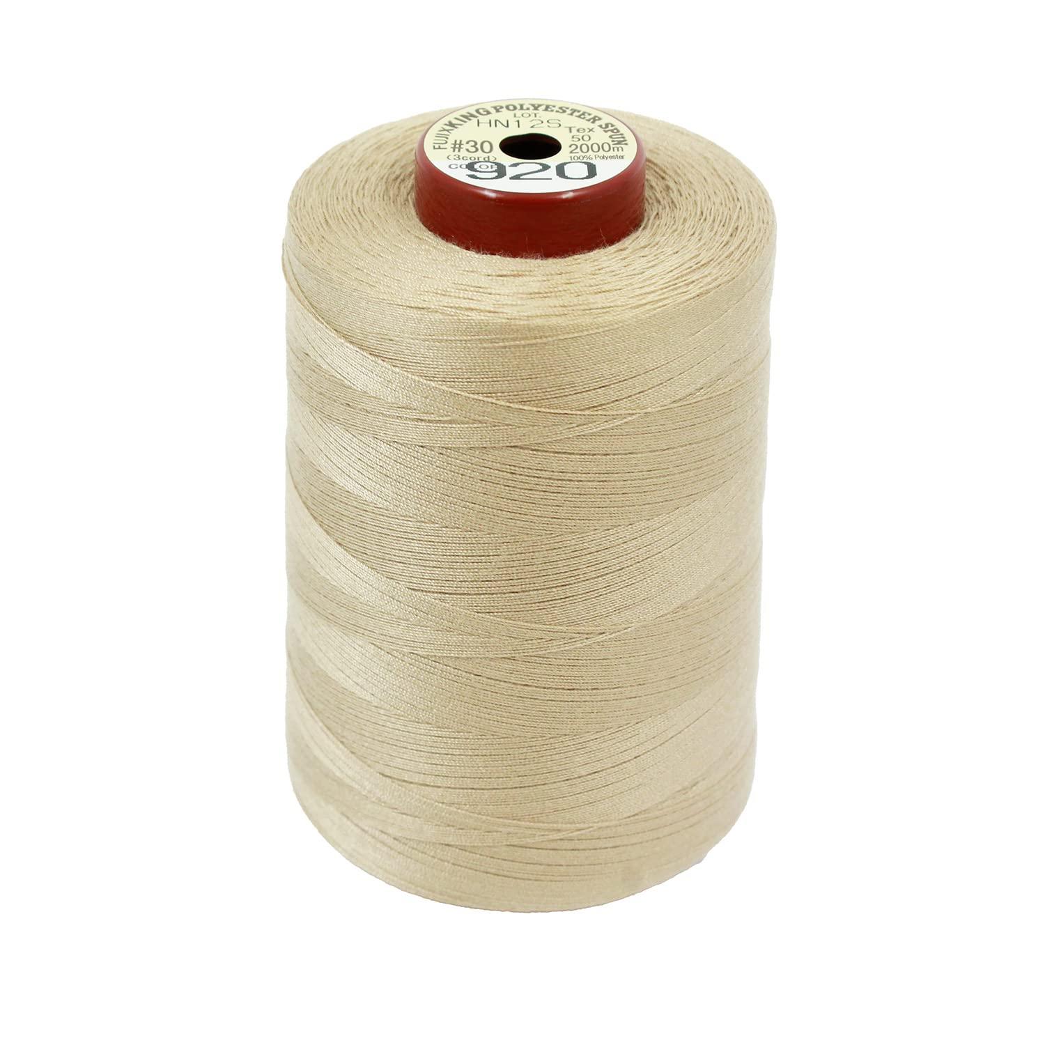 FUJIX(フジックス) キングスパンミシン糸 工業用 30番/2000m 厚地用 col.920