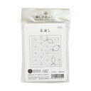 オリムパス製絲 花ふきん布パック伝統柄 花刺し (白) 12