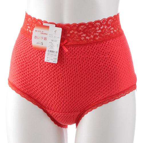 [エトワール841] ウエストレースショーツ 赤 M レッド M