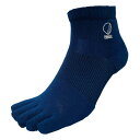 Palourde パルード 重心ソックス JushinSOX ショート ネイビー LLサイズ 27-29cm 日本製 整筋ソックス フィット感 5本指 衝撃クッ...