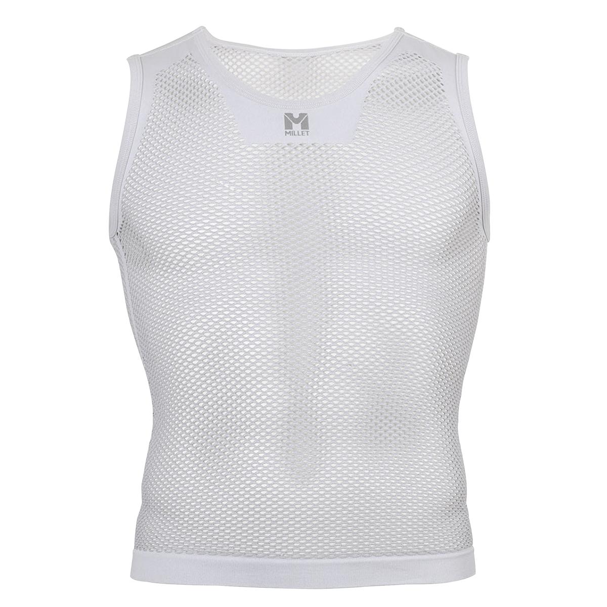 [ミレー] 登山用アンダーウェア ドライナミック メッシュ ノースリーブ クルー DRYNAMIC MESH NS CREW メンズ NEW LOGO_LIGHT GREY L-XL