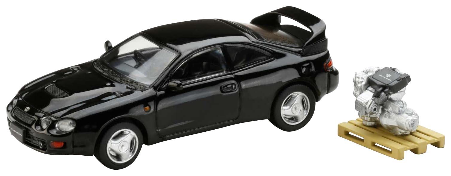 HJ64 1/64 トヨタ セリカ GT-FOUR WRC EDITION (ST205) エンジンディスプレイモデル付き ブラック 完成品