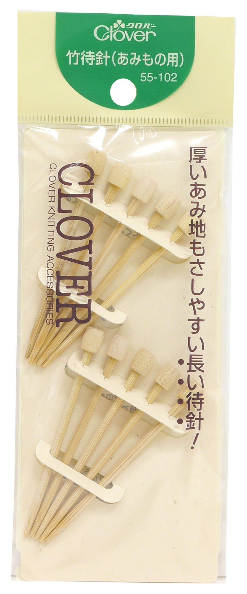 クロバー(Clover) 竹待針 あみもの用 10本入 約72mm 55-102