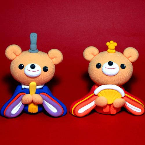 天使のねんど・クレイマジック 工作キット くまちゃんびな