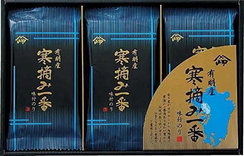 岬 有明産寒摘み一番味付のり 味付のり(8切8枚)×6袋 B9033100