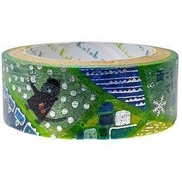 【5個セット】 シール堂 宮沢賢治幻燈館 きらぴかマスキングテープ 雨ニモマケズ2 ks-dt-10162X5