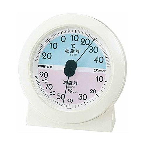 EMPEX 温度・湿度計 エクストラ 温度・湿度計 卓上用 TM-2561 ブラック 1