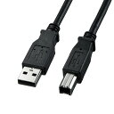 サンワサプライ USB2.0ケーブル(ブラック・2m) KU20-2BKK2(2)