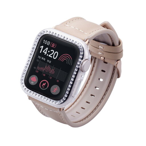 エレコム Apple Watch SE2 SE Series 6 5 4 40mm バンパー ハード &me ストーン付き クリア AW-23EBPPJCR エレコム Apple Watch SE2 SE Series 6 5 4 40mm バンパー ハード &me ストーン付き クリア AW-23EBPPJCR